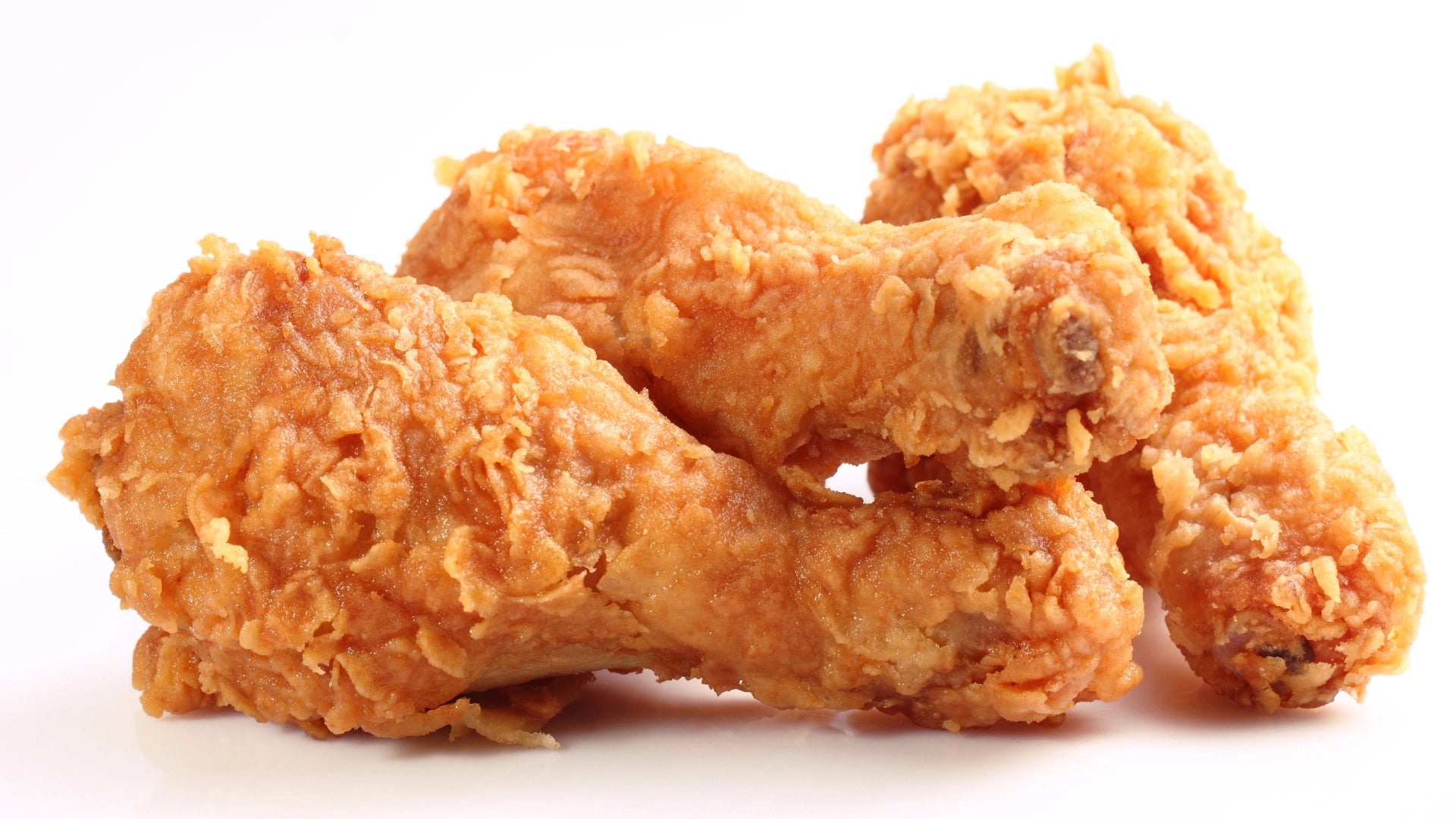 an image of three pieces of fried chicken